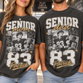 Custom Senior Mom and Dad Photo T-Shirt, Vintage Game Day Tee