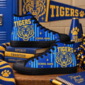 Custom Mascot Canvas Sneakers, Personalized School Spirit Footwear