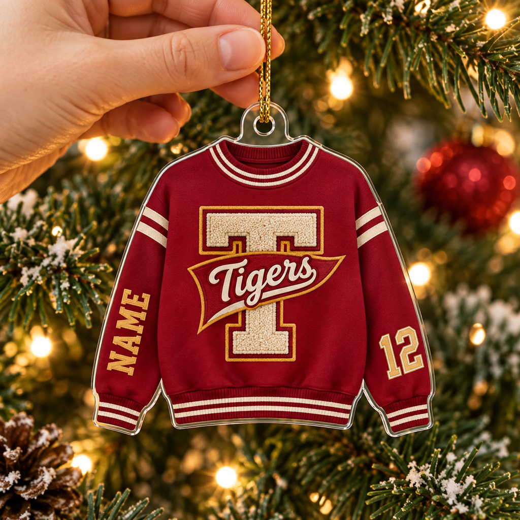 Personalized Sports Jersey Ornament