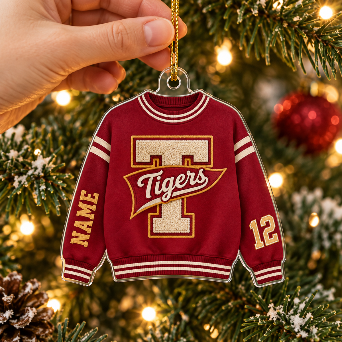 Personalized Sports Jersey Ornament