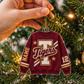 Personalized Acrylic Sweater Christmas Ornament