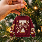 Personalized Acrylic Sweater Christmas Ornament