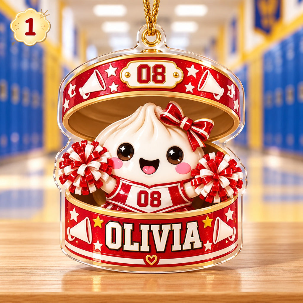 Personalized Cheerleader Ornament