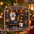 Personalized Baseball Sports Ornament