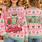 Speech Therapist Ugly Christmas Sweater, Funny SLP Holiday Sweatshirt