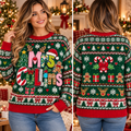 Personalized Teacher Ugly Christmas Sweater, School Holiday Party Wear