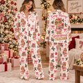 Personalized Teacher Christmas Pajamas, Very Merry Educator Holiday Gift