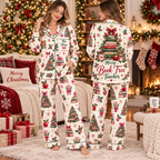 Personalized Teacher Christmas Pajamas, Sweet Book Tree Educator Holiday Gift