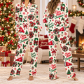 Volleyball Mom Christmas Pajamas, Matching Game Day Satin Lounge Set