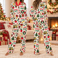 Cozy School Staff Christmas Pajamas, Pink Bow Holiday Satin Lounge Set