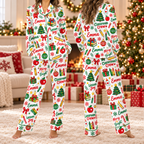 Personalized Lesson Joy Teacher Pajamas, Satin Sleepwear for Educators