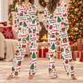 Custom Teaching Squad Christmas Pajama Set, Personalized Teacher Season of Learning Holiday PJs