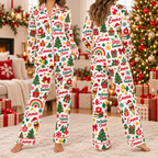 Personalized Special Education Teacher Christmas Pajamas, Custom Name SPED Holiday Sleepwear Set