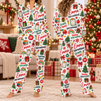 Personalized Interventionist Christmas Pajamas, Educator Holiday Sleepwear Set