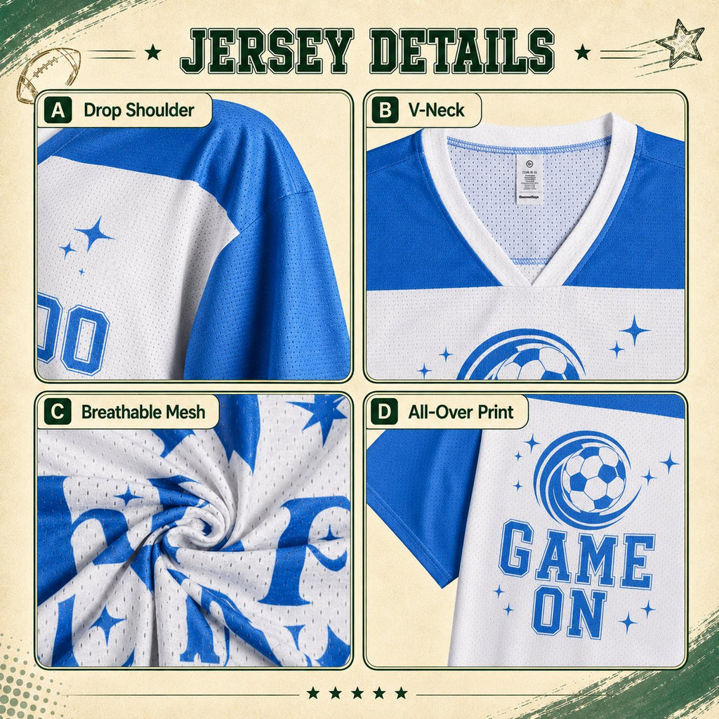 Personalized Football Jersey, Custom School Mascot Team Jersey – product image 10