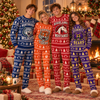 Custom Matching Holiday Sleepwear, School Spirit Christmas Pajama Set