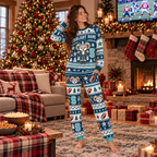 Custom Matching Holiday Sleepwear, Festive Team Spirit Pajama Set