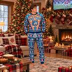 Personalized Football Muscle Pajamas – view 4