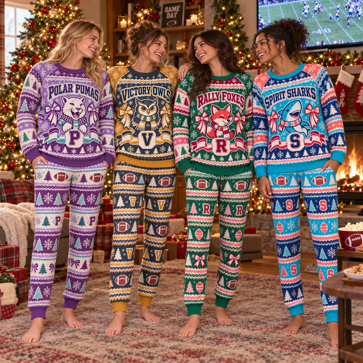 Custom Holiday Novelty Pajama Set