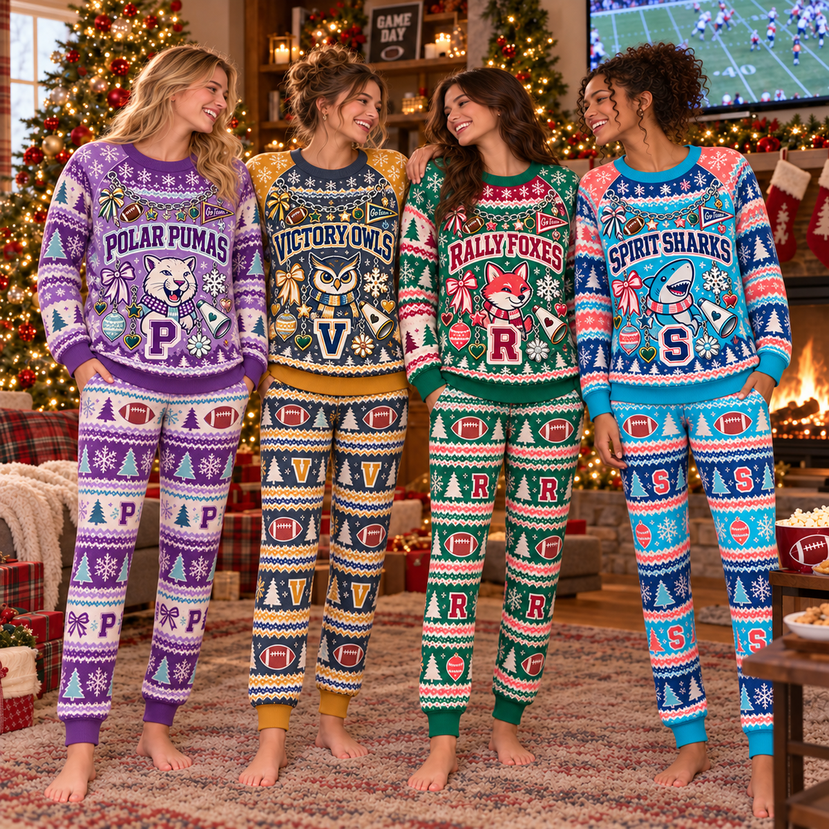 Custom Family Holiday Pajama Set