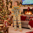 Personalized Team Mascot Holiday Pajamas – view 5