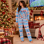 Personalized Team Mascot Holiday Pajamas – view 7