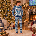 Custom Ribbon Christmas Pajamas Set – view 5