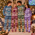 Custom Ribbon Christmas Pajamas Set