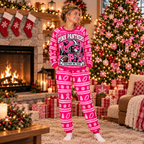 Custom Pink Support Holiday Pajamas – view 7