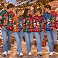 Custom Half and Half Game Day Ugly Sweater, Ultimate Team Spirit Gift - product image 1
