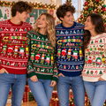 Personalized Teacher Christmas Sweatshirt, School Staff Holiday Apparel