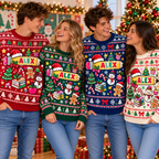 Personalized Teacher Christmas Sweatshirt, School Staff Holiday Apparel