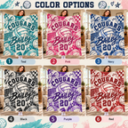 Personalized Volleyball Name and Number Blanket, Custom Team Mascot Throw