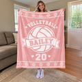 Personalized Custom Mascot Fleece Blanket, Proud Fan Spirit Gift