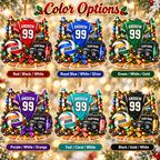 Personalized Soccer Jersey Christmas Ornament – view 3