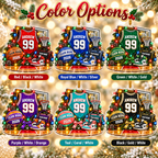 Personalized Basketball Jersey Christmas Ornament – view 5