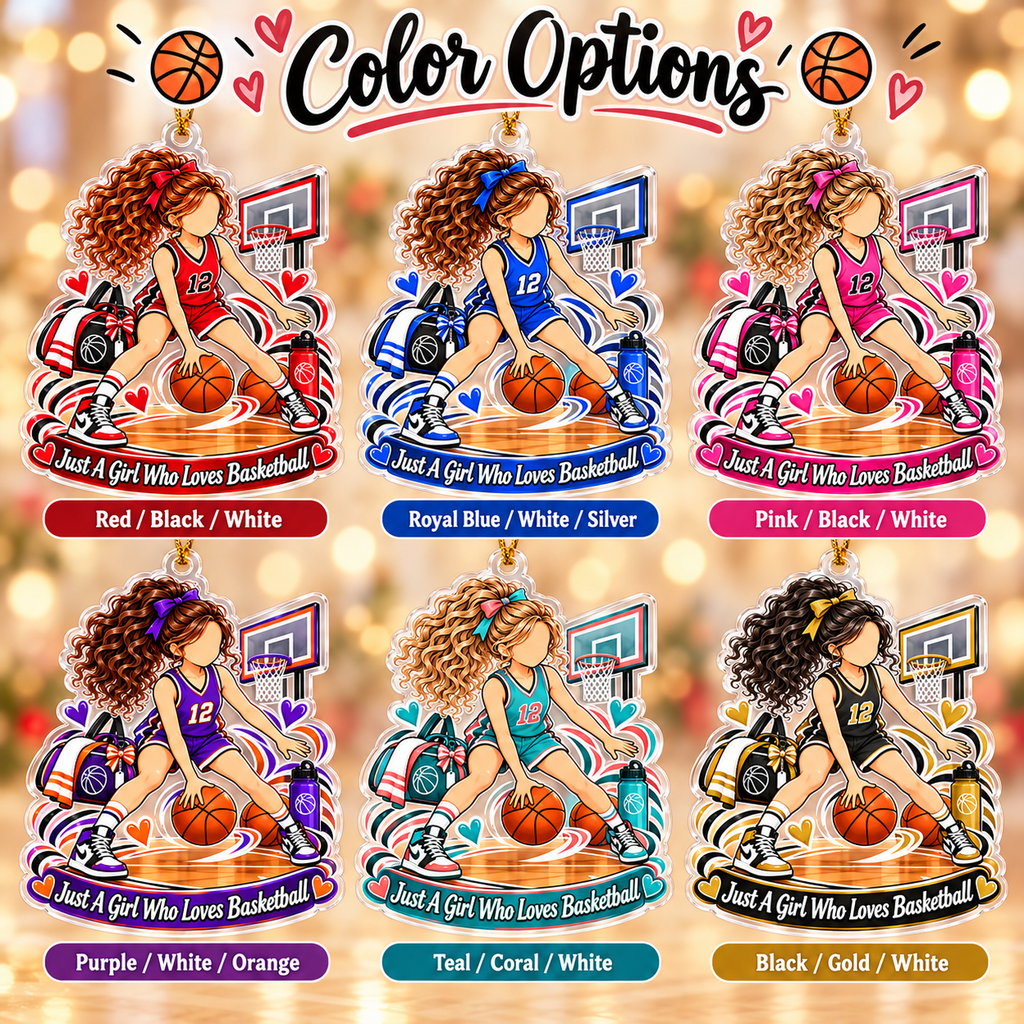 Personalized Basketball Christmas Ornament – view 5