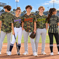 Personalized Camo Baseball Jersey, Proud Team Player & Fan Gift