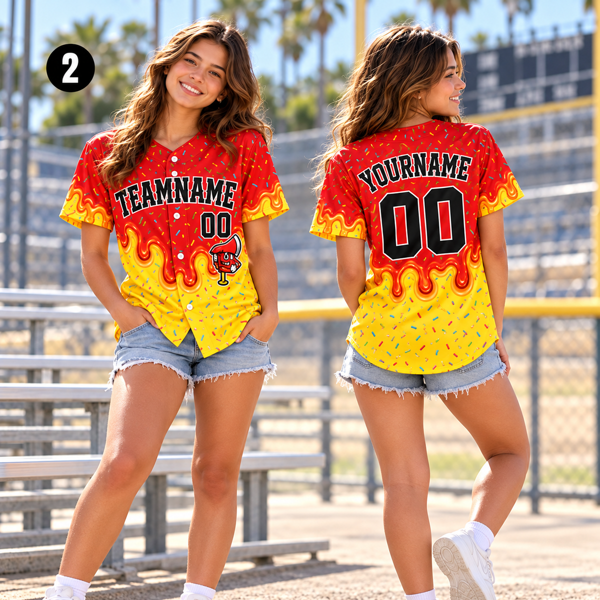 Personalized Fire Flame Baseball Jersey, Custom Player & Fan Gift