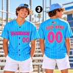 Personalized Vibrant Baseball Jersey, Proud Player & Team Spirit Gift