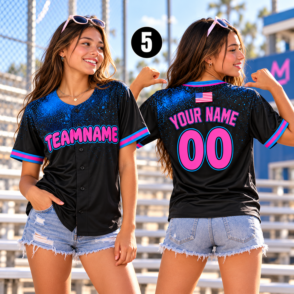 Personalized Vibrant Baseball Jersey, Proud Player & Team Spirit Gift