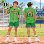 Personalized Fruit Mascot Baseball Jersey, Custom Player & Fan Gift