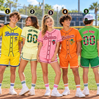 Personalized Fruit Mascot Baseball Jersey, Custom Player & Fan Gift