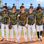 Personalized Camo Baseball Jersey, Custom Game Day Team Uniform