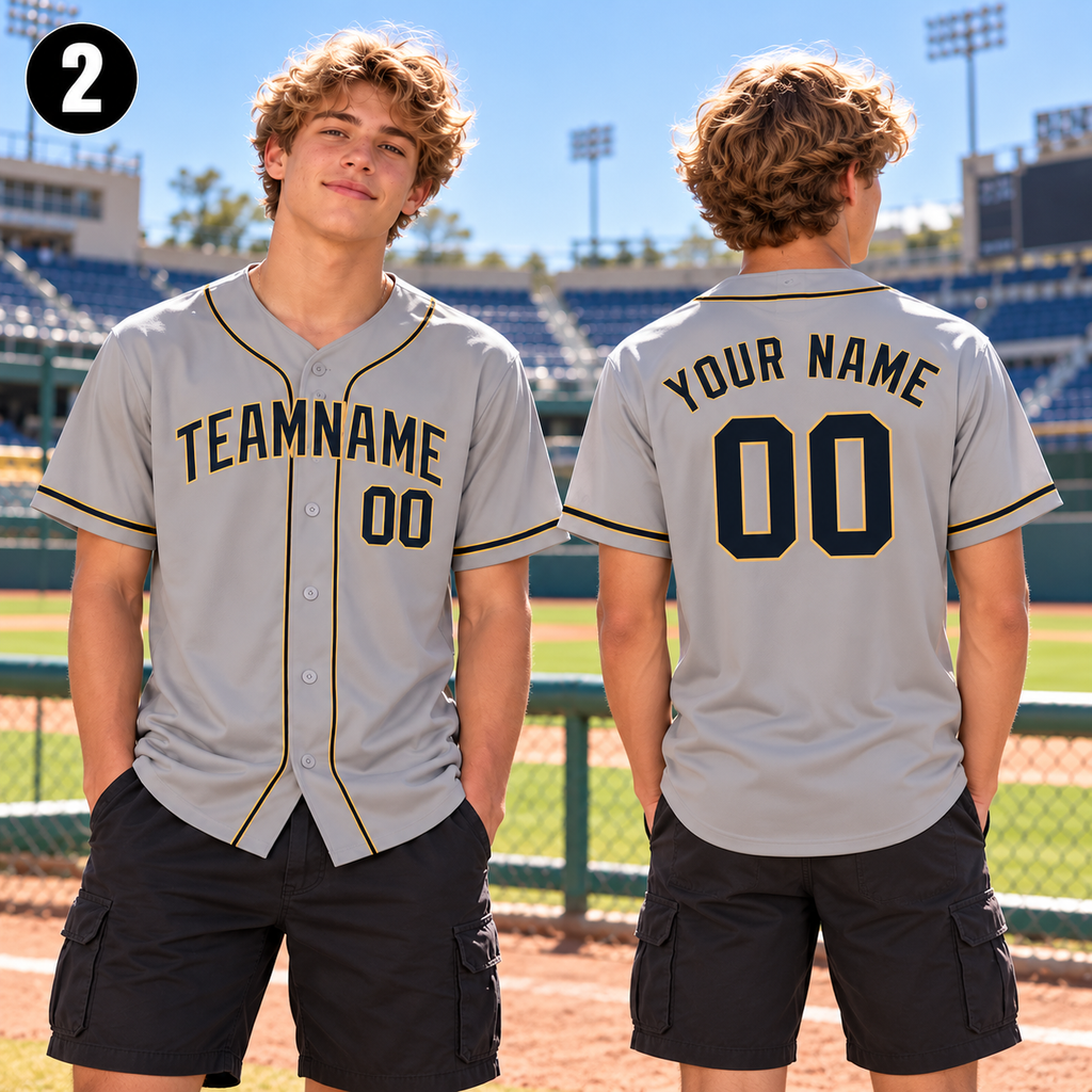 Personalized Custom Baseball Jersey, Proud Player & Team Spirit Gift