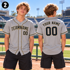 Personalized Custom Baseball Jersey, Proud Player & Team Spirit Gift