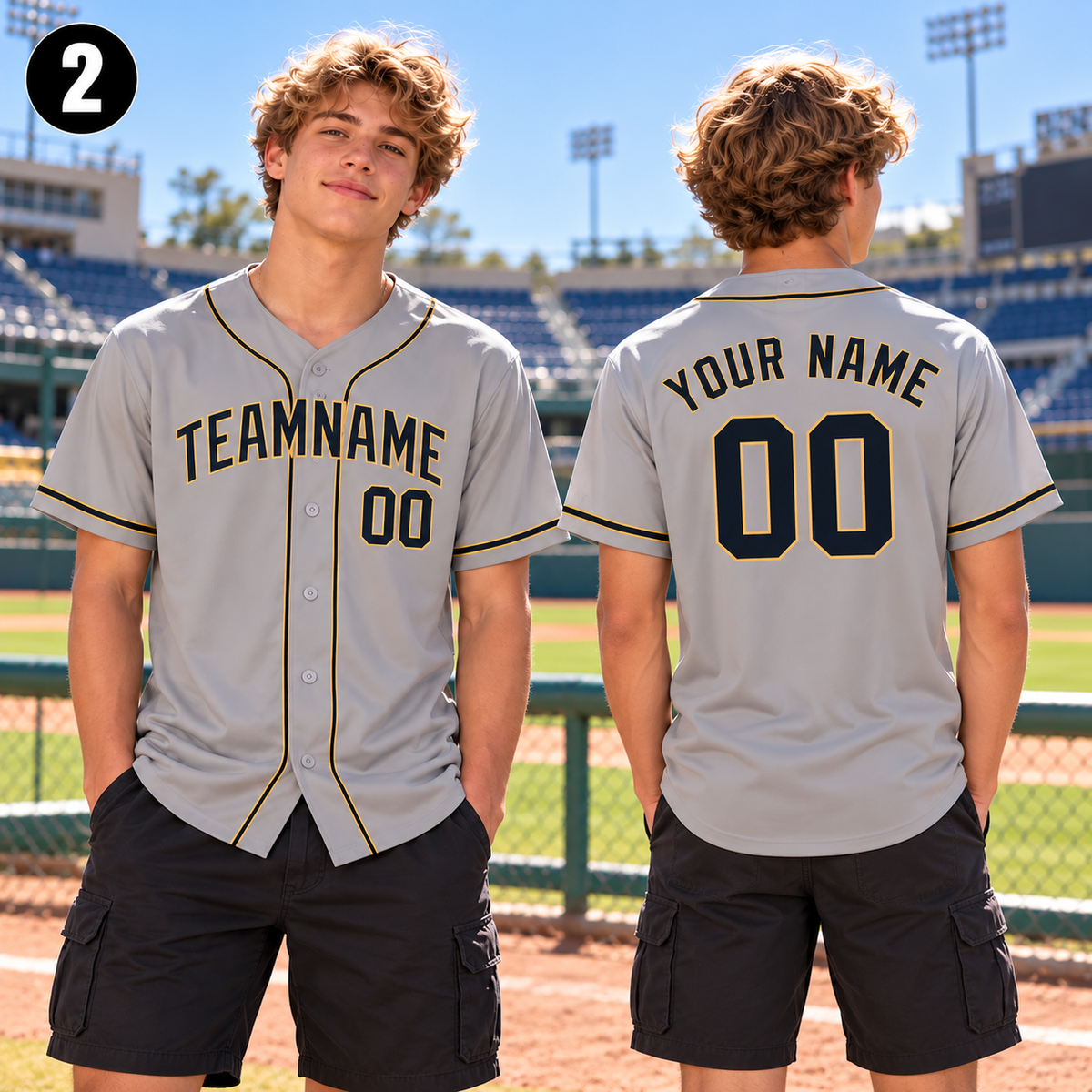 Personalized Custom Baseball Jersey, Proud Player & Team Spirit Gift