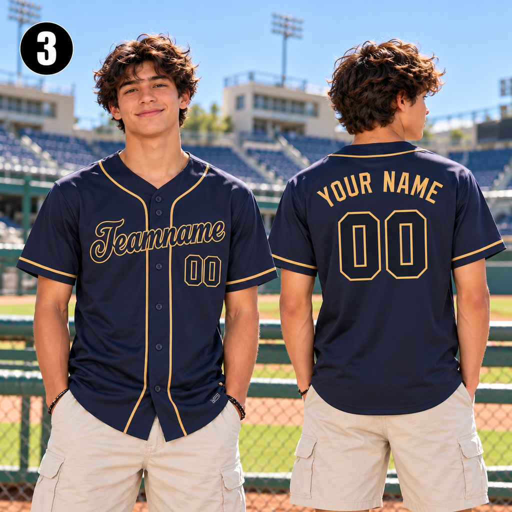 Personalized Custom Baseball Jersey, Proud Player & Team Spirit Gift