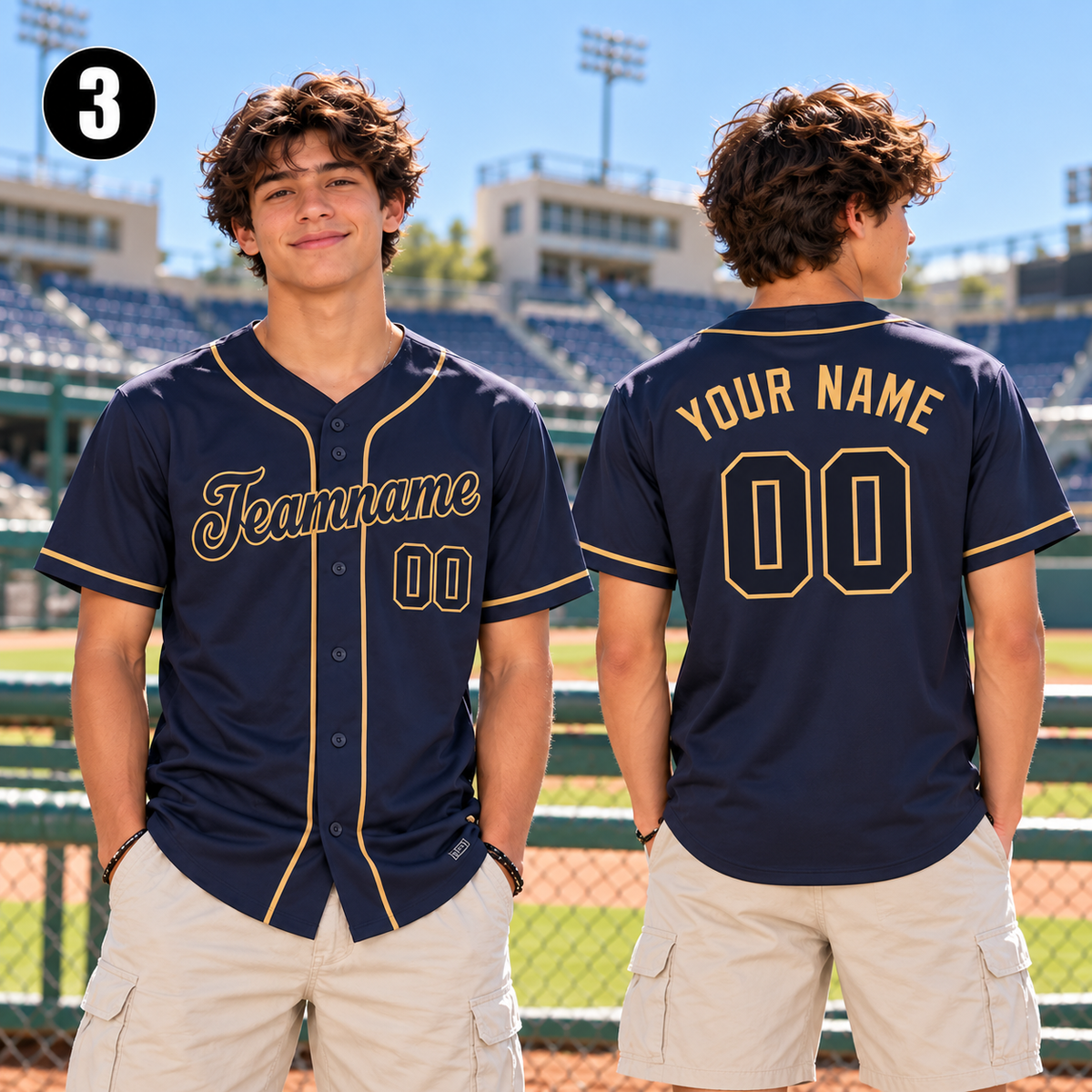 Personalized Custom Baseball Jersey, Proud Player & Team Spirit Gift