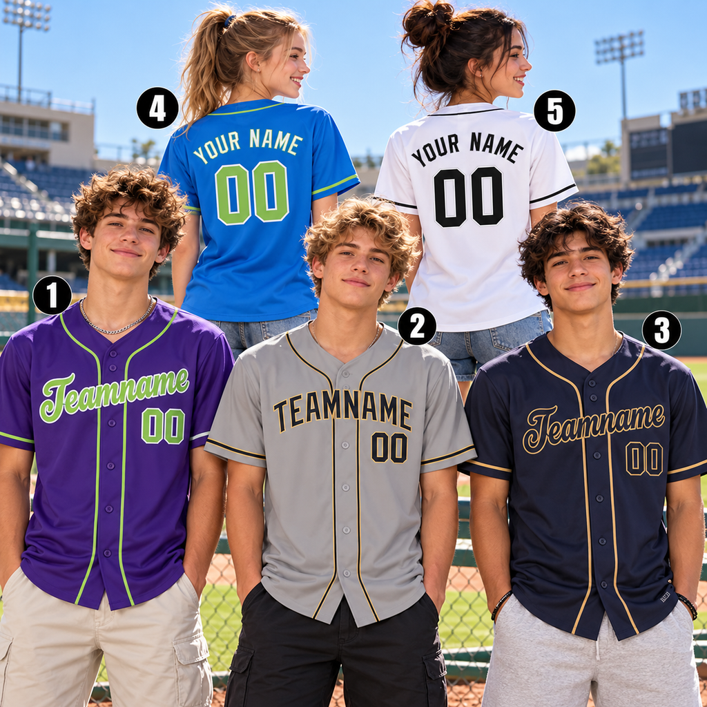 Personalized Custom Baseball Jersey, Proud Player & Team Spirit Gift